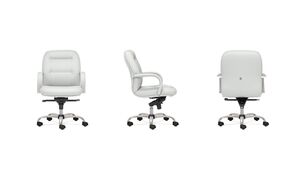 Кресло со средней спинкой на крестовине