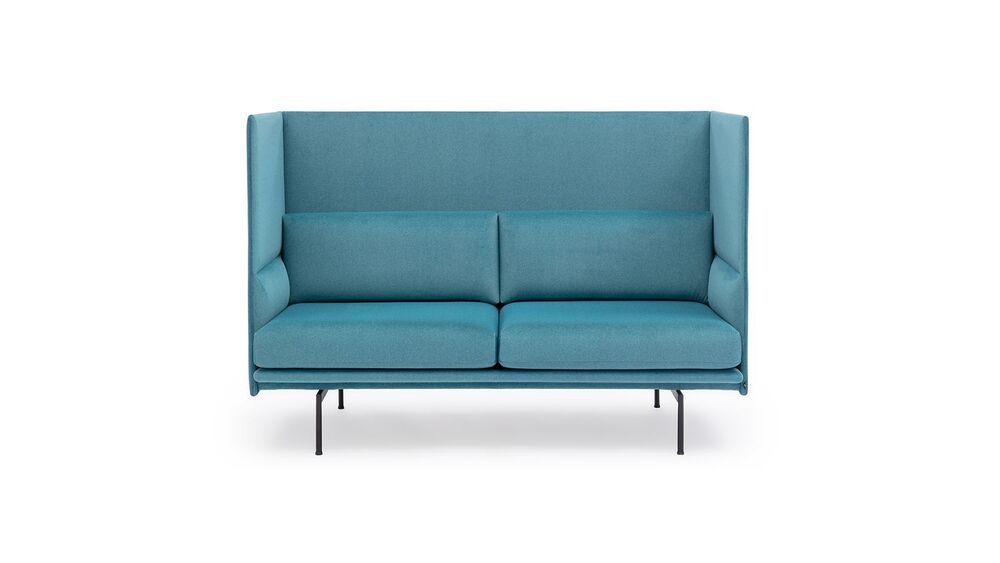 Диван двухместный c высокой спинкой