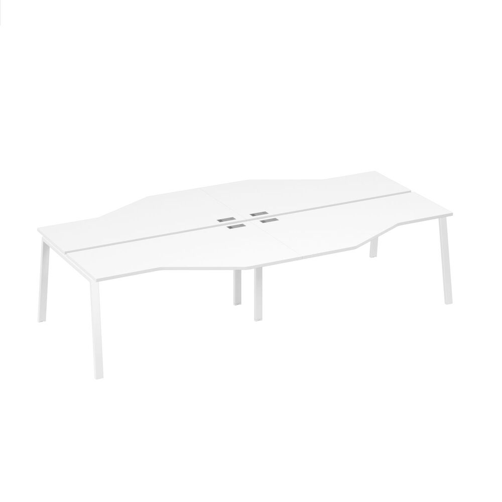 Станция рабочая 4х160 столы Техно на каркасе TRE