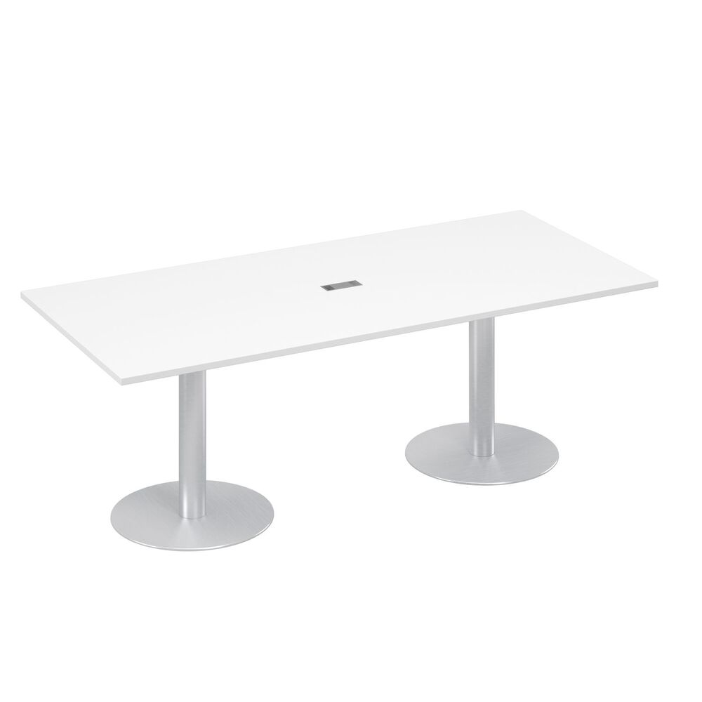 Стол для переговоров 220 на колоннах с дисками