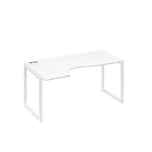 Стол эргономичный левый "Классика" на металлокаркасе QUATTRO