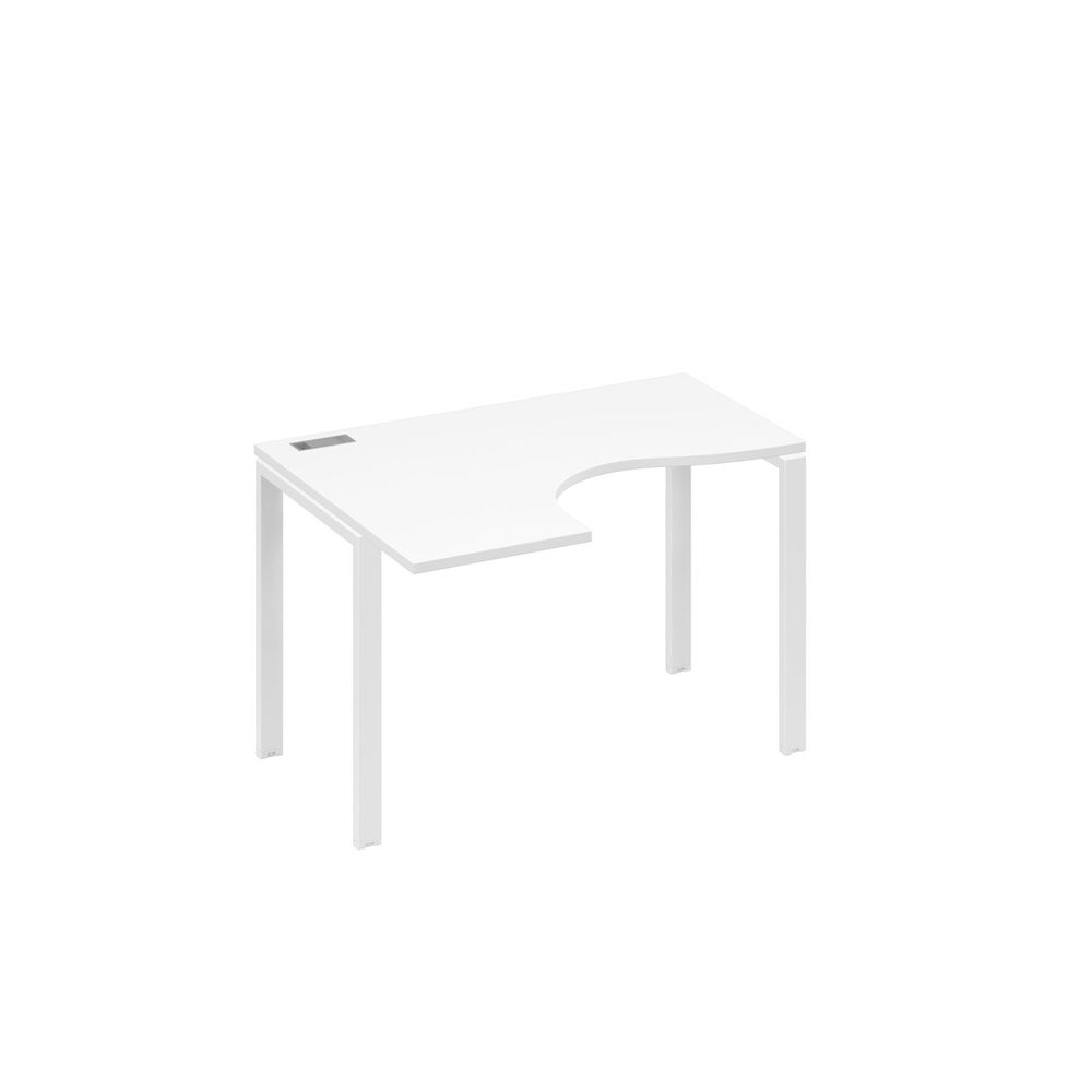 Стол эргономичный левый "Классика" на металлокаркасе UNO