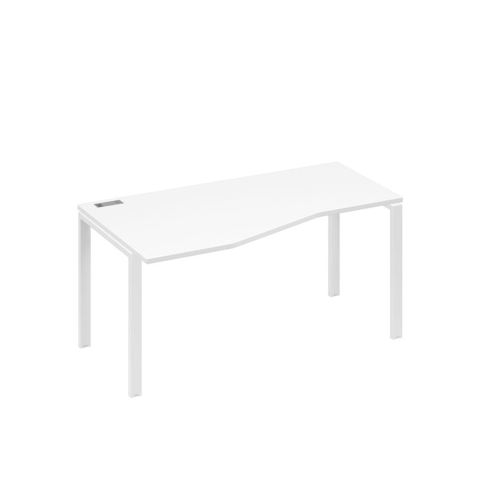 Стол эргономичный левый "Техно" на металлокаркасе UNO  