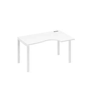 Стол эргономичный правый "Классика" на металлокаркасе UNO