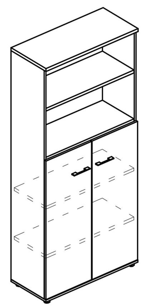 Шкаф полузакрытый (топ ДСП)