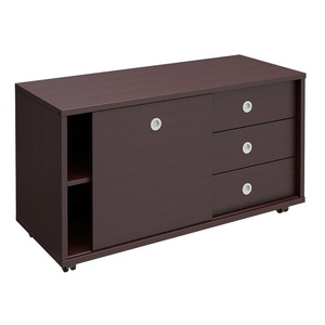 Тумба выкатная 3 ящика без замка дверь-купе ДСП
