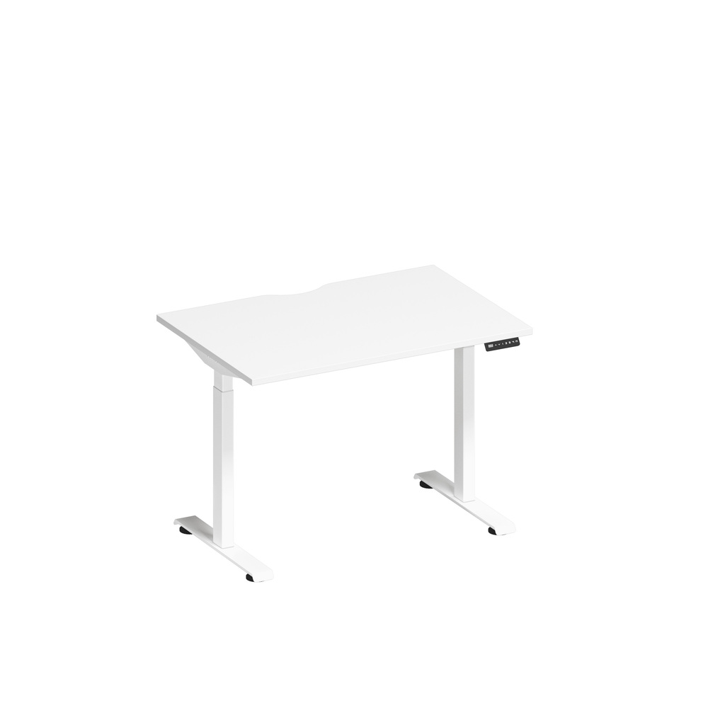 Стол письменный на электроприводе с вырезом