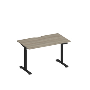 Стол письменный на электроприводе с вырезом