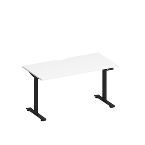 Стол письменный на электроприводе с вырезом