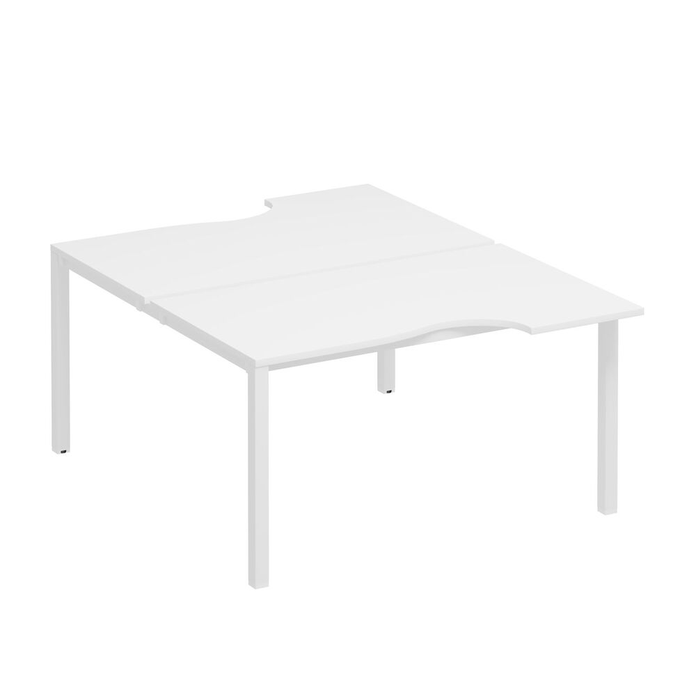 Рабочая станция со столами на каркасе КФ (2х140)