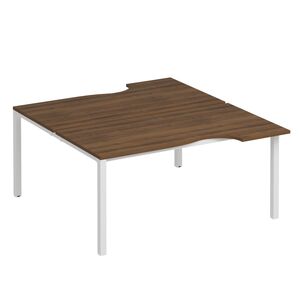 Рабочая станция со столами на опорах КФ (2х160)