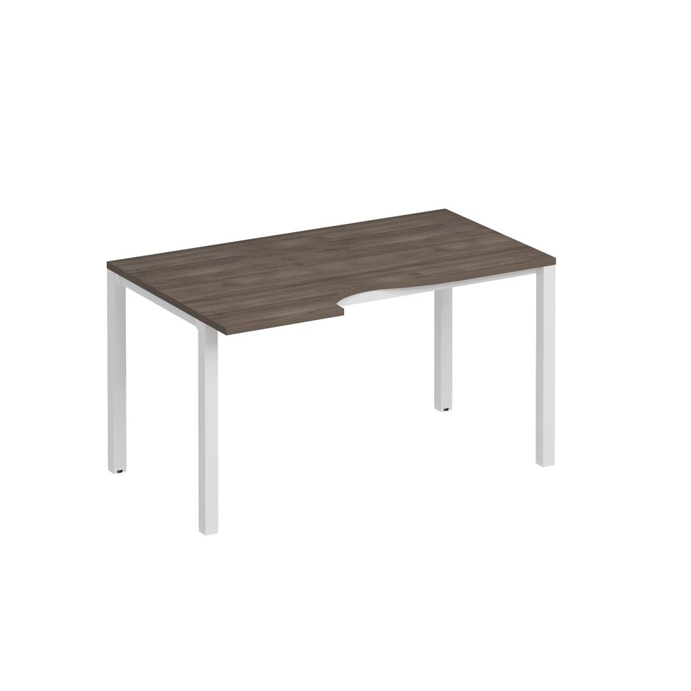 Стол эргономичный левый на металлокаркасе КФ