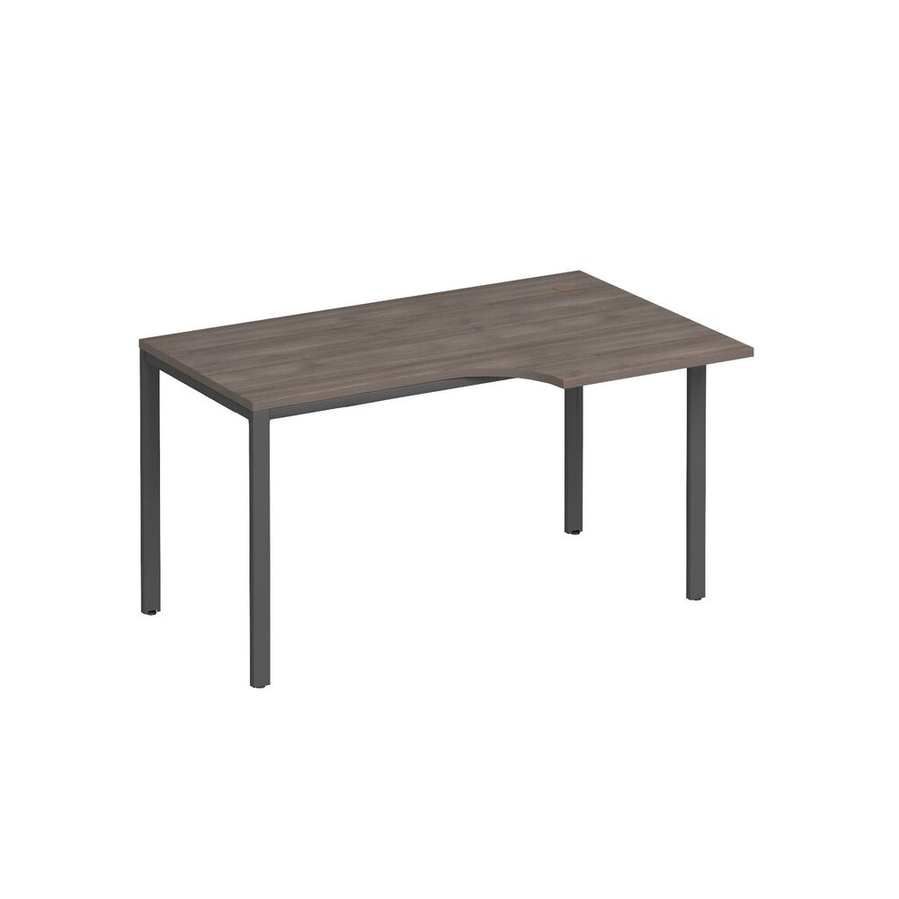 Стол эргономичный правый на металлокаркасе МП2