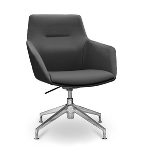 Кресло посетителя Aurora НХ4 (кожа)