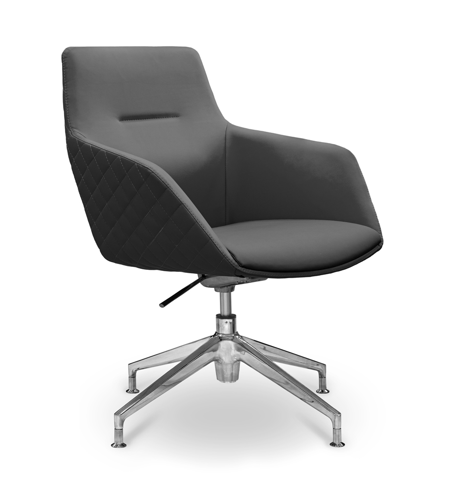 Кресло посетителя Aurora НХ4 (кожа)