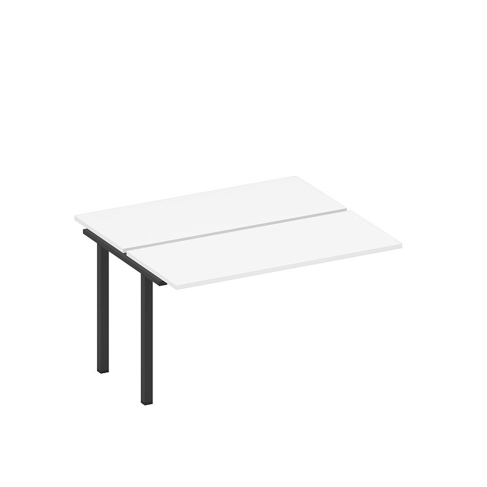 Секция стола рабочей станции на металлокаркасе