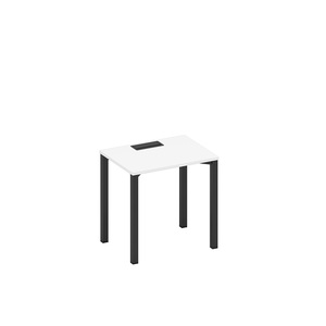 Стол письменный на металлокаркасе, столешница с заглушкой