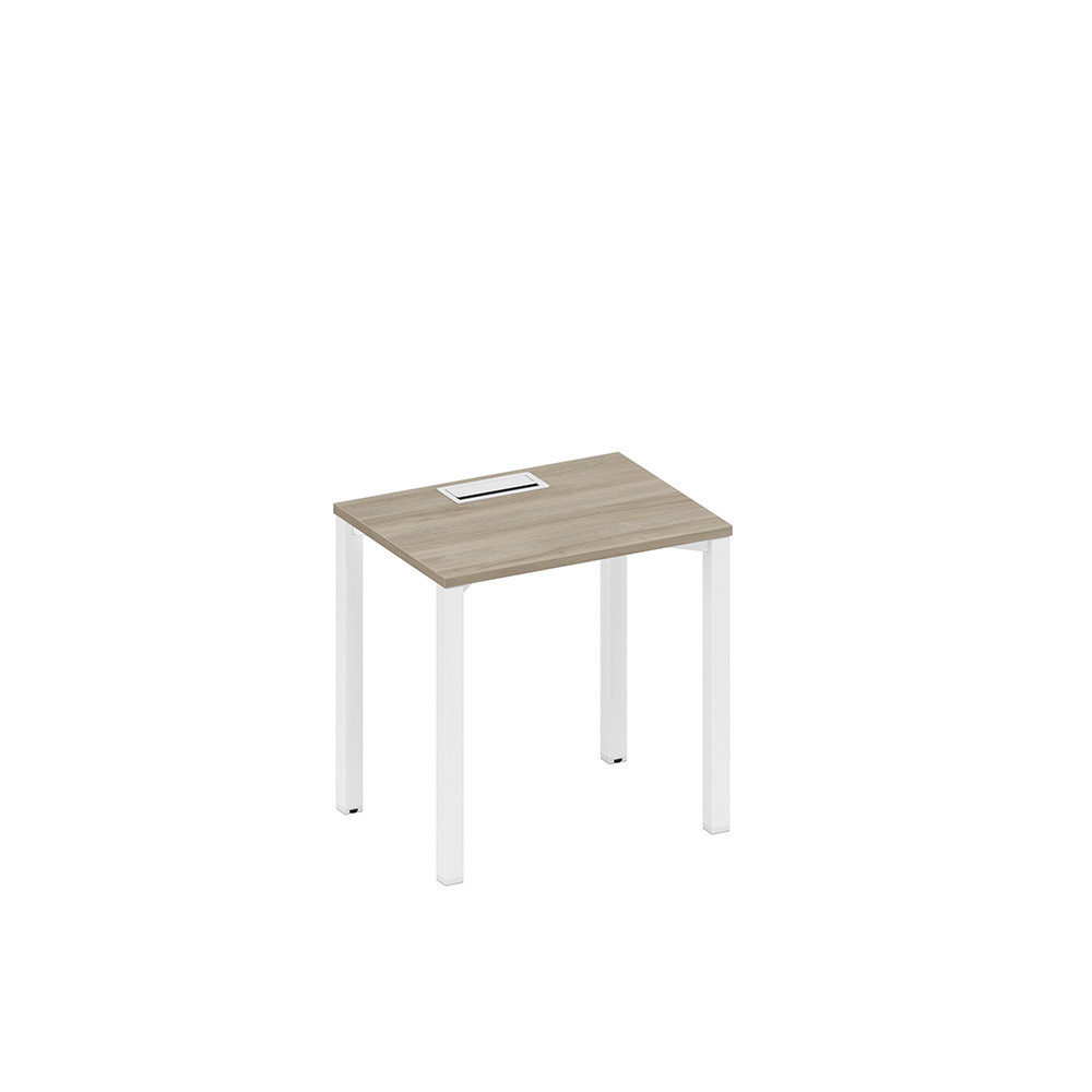 Стол письменный на металлокаркасе, столешница с заглушкой