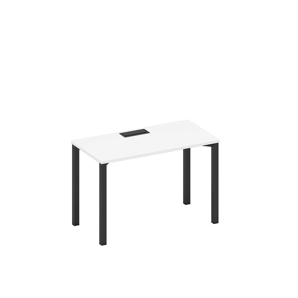 Стол письменный на металлокаркасе, столешница с заглушкой