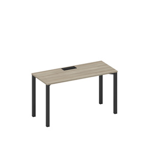 Стол письменный на металлокаркасе, столешница с заглушкой