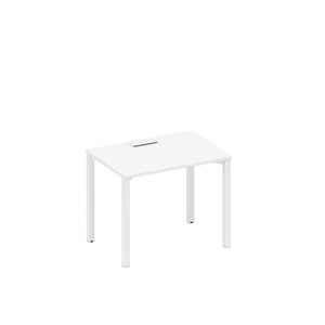 Стол письменный на металлокаркасе, столешница с заглушкой