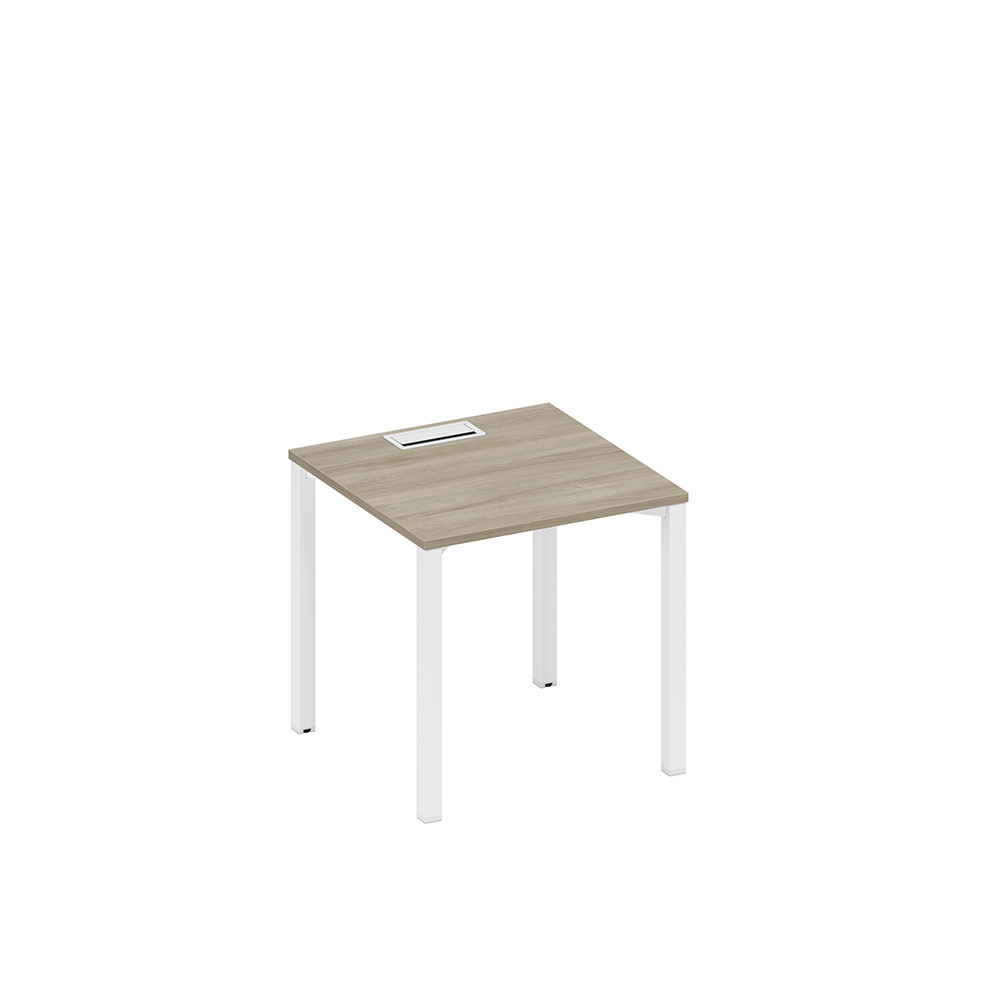 Стол письменный на металлокаркасе, столешница с заглушкой