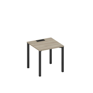 Стол письменный на металлокаркасе, столешница с заглушкой