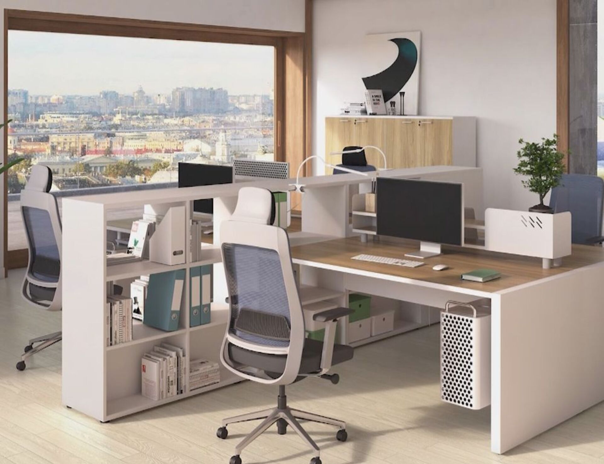 Офисная мебель для персонала CLIFFORD видео.