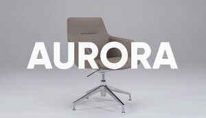 Кресло посетителя Aurora НХ4 (кожа) видео.